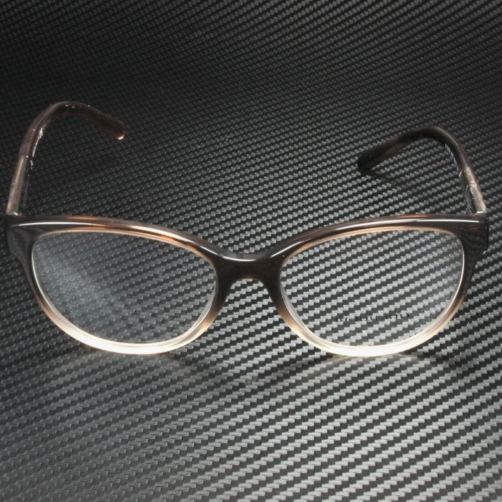 Burberry Womens 52mm Brown Pink Eyeglasses - Picture 2 of 5